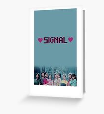 TWICE_Signal_Music Video Greeting Card