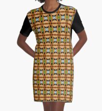 Golden Rods Graphic T-Shirt Dress