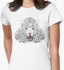 Leopard Vector Women's Fitted T-Shirt