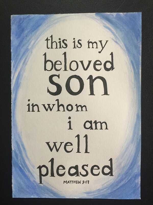 "Matthew 3:17" by chngjudith | Redbubble