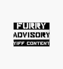 Furry Advisory Art Board