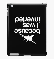 Top gun inverted iPad Case/Skin