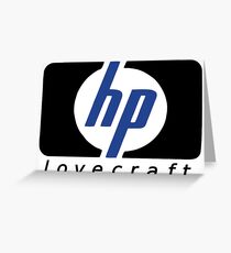 HP lovecraft Logo Greeting Card