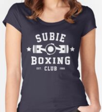 SUBIE BOXING CLUB Women's Fitted Scoop T-Shirt