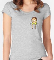 Pocket Morty! Women's Fitted Scoop T-Shirt
