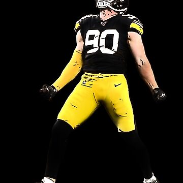 TJ Watt Jersey Art Board Print for Sale by WalkDesigns