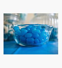 Blue Jellybeans Photographic Print