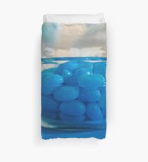 Blue Jellybeans Duvet Cover