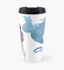 Princess, Prince and Genie Inspired Silhouette Travel Mug
