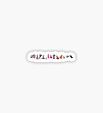 Villains Inspired Silhouette Sticker