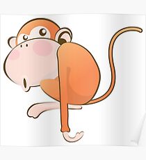 Funny Monkey Poster