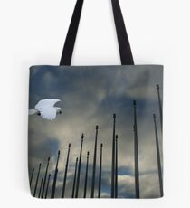 White Penon Tote Bag