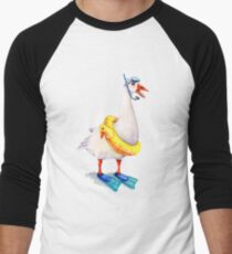 Camiseta ¾ bicolor para hombre Snorkeling Goose