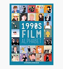 1990's Film Alphabet Photographic Print