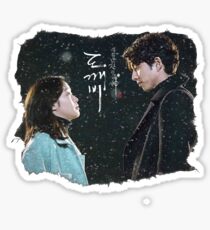Ji Eun-tak and Kim Shin - Goblin / Guardian / Dokkaebi Sticker