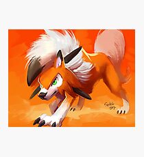 Lycanroc Dusk Photographic Print