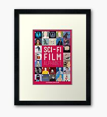 The Sci-fi Film Alphabet Framed Print