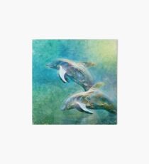 Carefree Dolphins Art Board