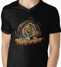 The Geometry of Sunrise Men's V-Neck T-Shirt