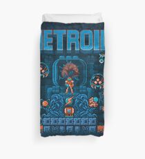 Metroids Duvet Cover