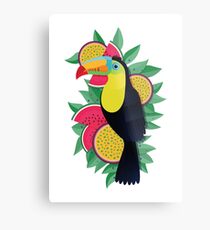 Tropical toucan Metal Print