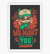 We Want You! Sticker