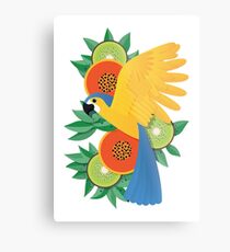 Tropical parrot Metal Print