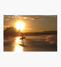 Byron Bay Sunset Surf Australia Photographic Print