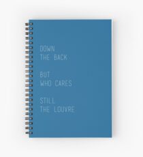 The Louvre Lyrics Lorde Spiral Notebook