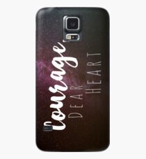 Mut, Liebes Herz CS Lewis | Self-Care-Aufkleber Hülle & Klebefolie für Samsung Galaxy