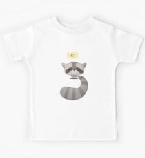 Vector Raccoon Kids Tee