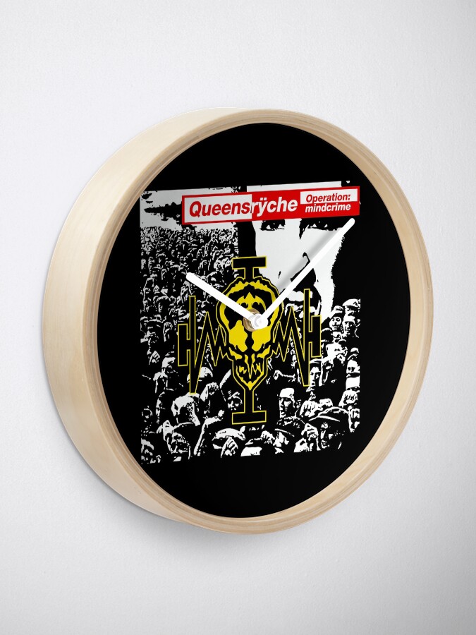 Alternate view of Queensryche Operation Mindcrime Album Cover Clock