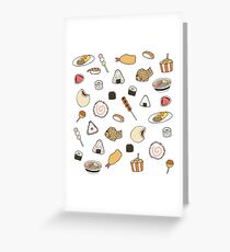 Popular Japanese Food Greeting Card