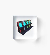 Voxel Arcade Acrylic Block