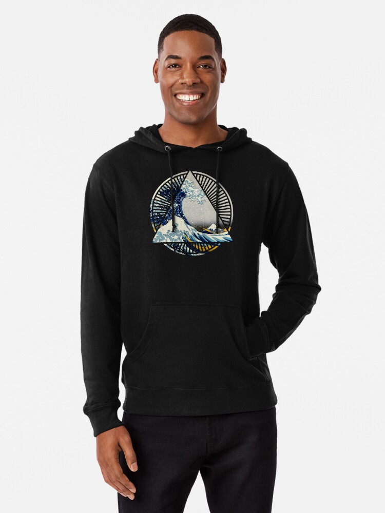 hokusai wave sweatshirt