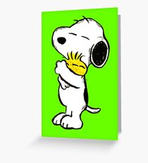 Snoopy and Woodstock Greeting Card