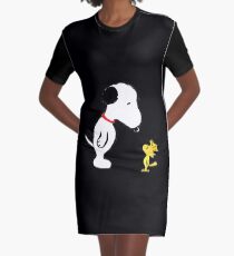 Snoopy and Woodstock Graphic T-Shirt Dress