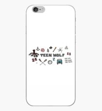 Teen Wolf icons iPhone Case