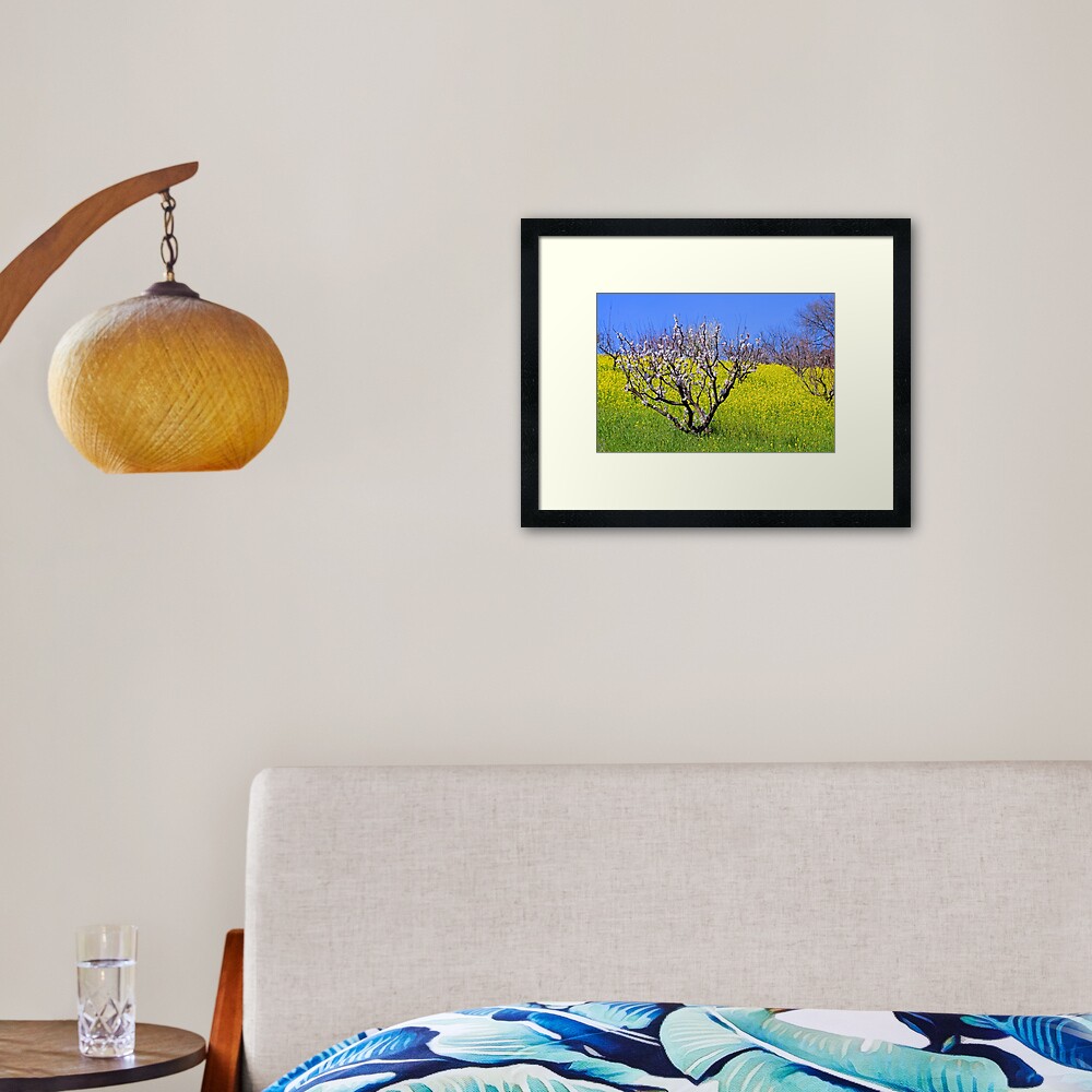 The Hills Are Alive Framed Art Print
