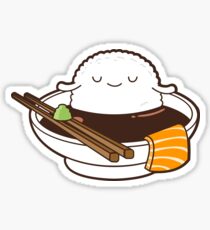 Entspannte Sushi Sticker