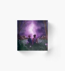 Be More Chill Night Sky Acrylic Block