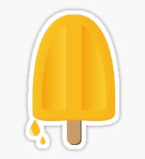Yellow Popsicle Sticker