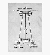 Tesla Patent Art Photographic Print
