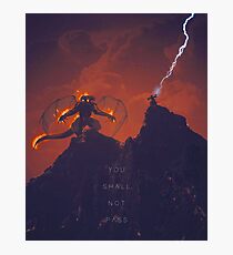 You Shall Not Pass Photographic Print