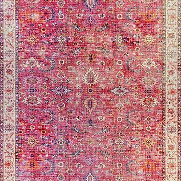 Artwork thumbnail, Antique Traditional Pink Oriental Moroccan Style  by Arteresting
