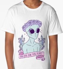 Too Cute For This Planet Long T-Shirt