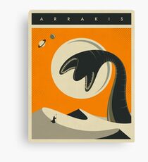 ARRAKIS TRAVEL POSTER Canvas Print