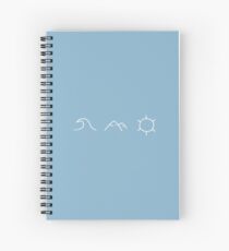 Sun, Sand, Surf Spiral Notebook