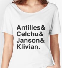 Fab Four (Black Font) Women's Relaxed Fit T-Shirt
