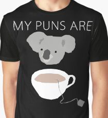 "Koala Tea" puns Graphic T-Shirt